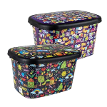 Storage Toy Box, with Lid 25 Litre